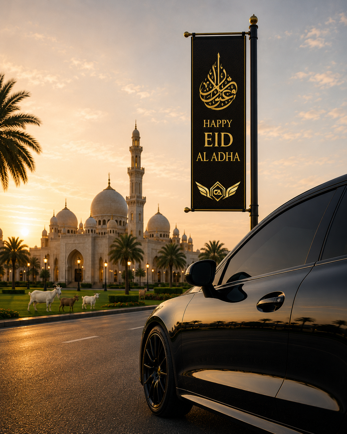 لتميز في الاحتفال: تهنئة بمناسبة حلول عيد الأضحى المبارك
