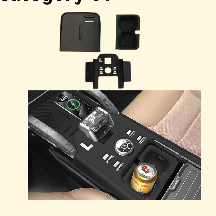 Jetour T2 Interior Console Silicone Pad 1