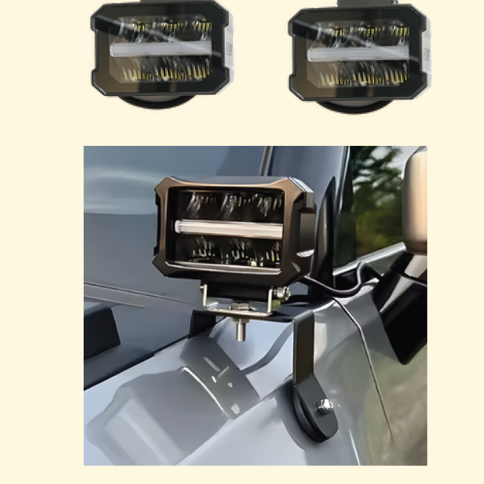 Jetour T2 Front Bumper Spotlight 2