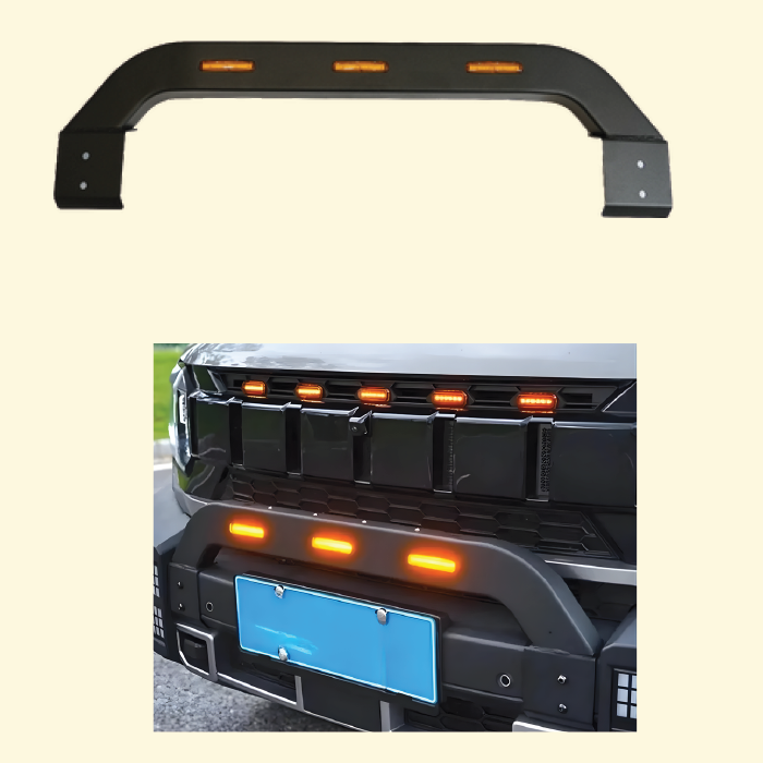 Jetour T2 Guardrail Pole with Light